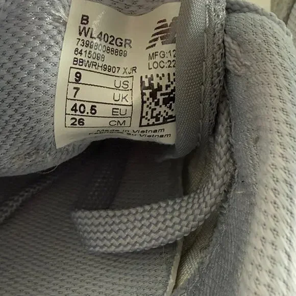 New Balance 402 Sneakers Women's 9 Gray Lace-Up Low Top Running Shoes WL402GR - Picture 10 of 10